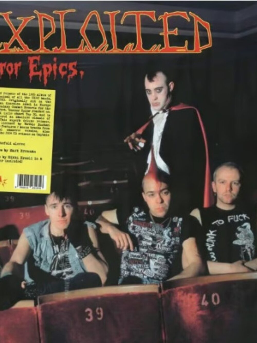 The Exploited Horror Epics LP ~ Limited Edition ~ Includes Poster ~ New/Sealed!